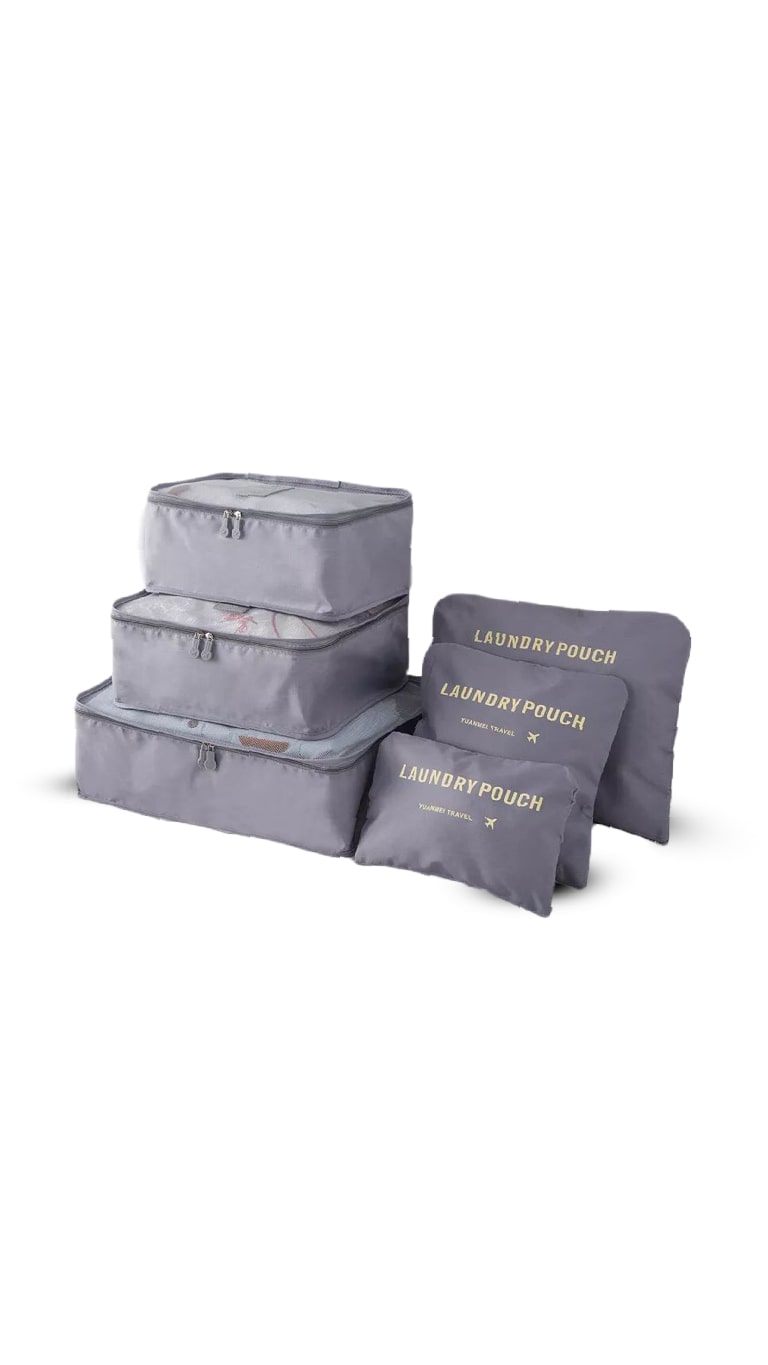 The Secret Pouch Packing Cubes (Set of 6)